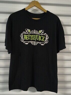 Beetle Juice Ghost with the Most Graphic Short Sleeve Crewneck T-shirt XL
